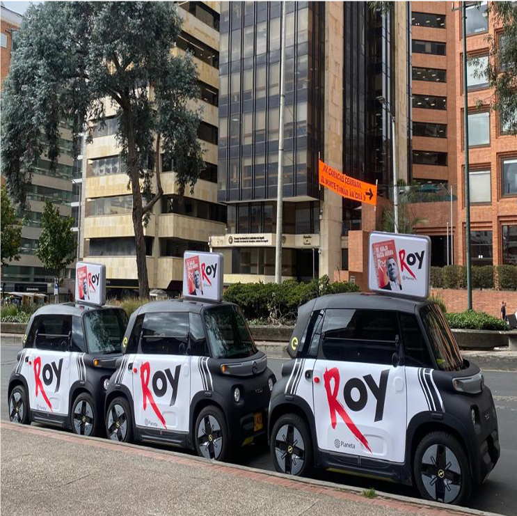 Publicidad en carros eléctricos. Opel Rock e